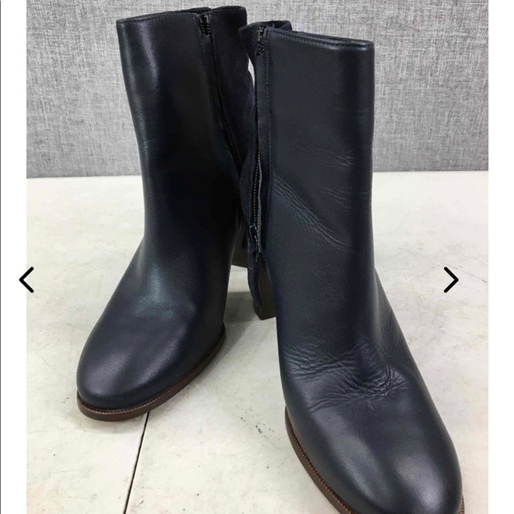 Massimo Dutti Block Heeled Bootie Size 40 - Picture 2 of 5